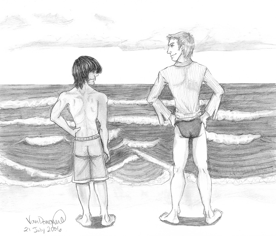 Doctor Who: Beach Boys, (Adric, Turlough), G. 